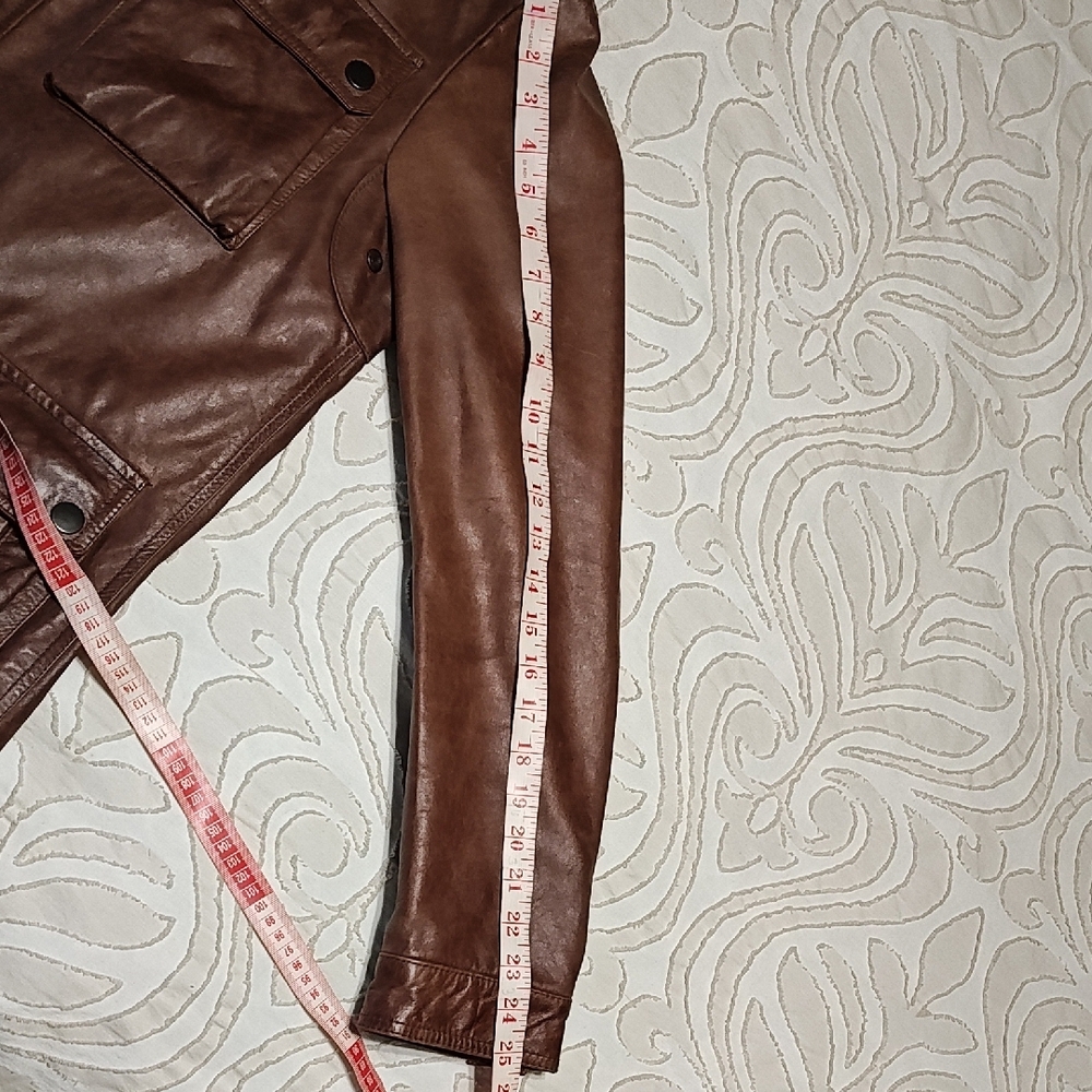 Massimo Dutti Brown Military Jacket - Picture 7 of 11